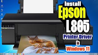 How to Download amp Install Epson L805 Printer Driver in Windows 7 PC or Laptop [upl. by Anh]