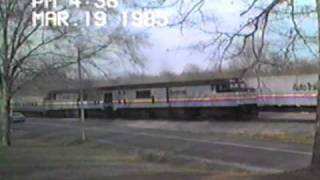 AUTOTRAIN LEAVING LORTON STATION 1985 P30CH [upl. by Ainahs408]