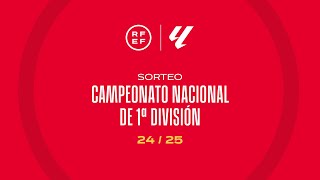 🚨EN DIRECTO🚨Sorteo del calendario de la temporada 2425 de Primera División  🔴 RFEF [upl. by Leen429]