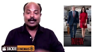 The Intern 2015 Hollywood Comedy Movie Review In Tamil By Jackiesekar  Anne Hathaway [upl. by Enilra]