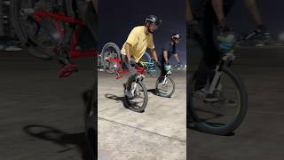 Stoppie Challenge🔥 bike mtbstunt stunt cyclestunt cycling stoppie stuntchallenge mtblife [upl. by Idnor]