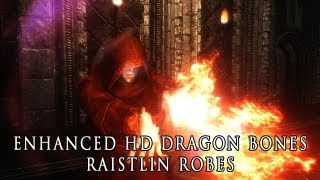 TES V  Skyrim Enhanced HD Dragon Bones Raistlin Robes [upl. by Laine]