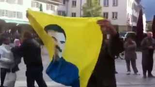 KurdenDemo für Öcalan in Dornbirn [upl. by Thorin572]