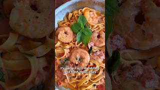 Irresistible Shrimp in Tomato Cream Sauce  Quick amp Delicious Recipe [upl. by Nnaitsirk]