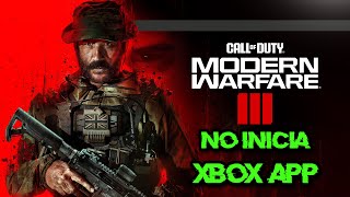 Call of Duty Modern Warfare 3 No Inicia  No Abre en Game Pass  Xbox App  Windows 1110 Solucion [upl. by Winston]