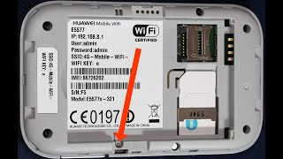 RESET PASSWORD TO DEFAULT OF MOBILE POCKET WIFI [upl. by Airemat]