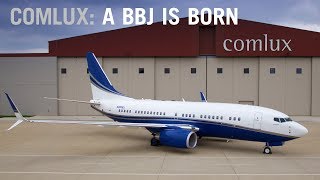 Comlux Completion Brings the Client’s Vision to Life – A BBJ is Born [upl. by Saihtam]