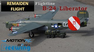 ReMaiden The B24 Liberator Bomber Flightline RC Liberator 2000mm 79quot [upl. by Lehar]