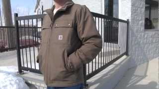 Carhartt 100107 Quick Duck Woodward Traditional Jacket [upl. by Elletnahc]