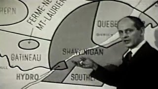 René Lévesque  Nationalisation de lélectricité au Québec 1962 [upl. by Attem]