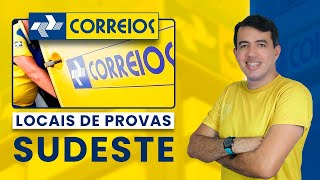 Concurso Correios 2024 Quais cidades de aplicação da prova na região Sudeste [upl. by Cindy636]