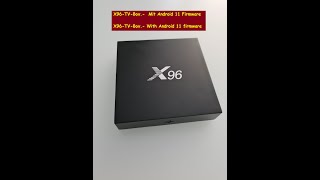 X96TV Box FirmwareUpdateAndroid 11 [upl. by Assele]