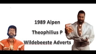 1989 Theophilius P Wildebeeste Lenny Henry Alpen Cereal Advert Compilation [upl. by Anal905]