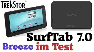 Review TrekStor SurfTab breeze 70 im Test deutsch [upl. by Sobel]