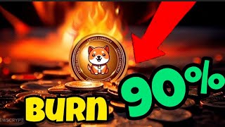 Babydoge Army Quieren que se queme BURN 90 babydoge coin supply [upl. by Woodie]