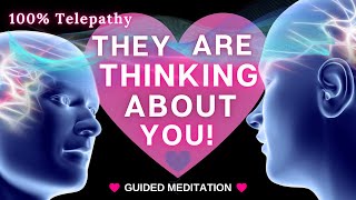 BE ON THEIR MIND ✨Telepathy Meditation✨ Make SP Think About you 💖INSTANTLY [upl. by Leunad]