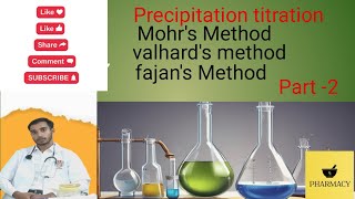 precipitation titration mahrs method valhards method fajans Method 😊 part02 [upl. by Son]