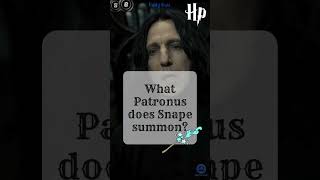 What Patronus Does Snape Summon  Harry Potter Trivia🪄 [upl. by Sikes722]