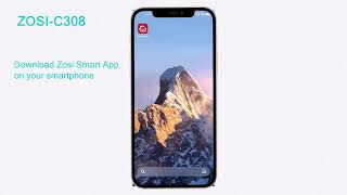 C308 Connect ZOSI Smart APP Simple Operation [upl. by Odrareg]