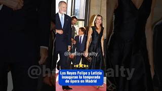 Los Reyes Felipe y Letizia inauguran la temporada de ópera felipeyletizia reyfelipe reinaletizia [upl. by Nnaarual]