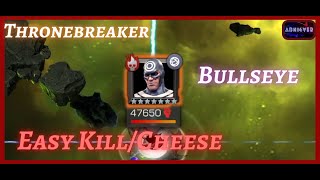 MCOC  Bullseye  Easy Solo Cheese option  ThroneBreaker EQ [upl. by Oremoh200]