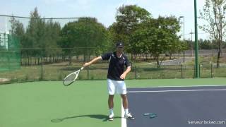 How to Effortlessly Generate Powerful Tennis Serves [upl. by Alial]