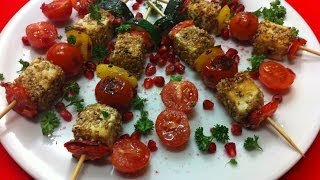 Receta Brochetas Veganas Navidad y Año Nuevo  La Cocinadera [upl. by Kora]