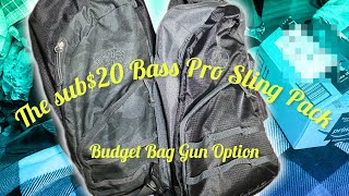 Bass Pro Sling Pack the budget friendly bag gun option [upl. by Notgnirra]