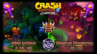 Crash Bandicoot 4  Júbilo Jurásico 04948  Diligencia Dinosáurica 10570 Reliquia Toy For Bob [upl. by Kreager]