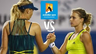 Kirilenko vs Sharapova  2010 Australian Open Highlights [upl. by Humfrey676]