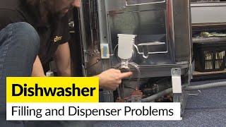 How to Diagnose Filling and Dispenser Problems in a Dishwasher [upl. by Lahcim]