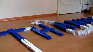 12000 Dominoes  1000 Subscribers Special  Second Highest Domino Tower Ever [upl. by Ahseile292]