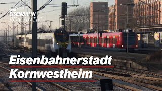 Die Bahn prägt den Ort  Eisenbahnerstadt Kornwestheim  EisenbahnRomantik [upl. by Fitalludba]