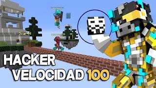 HACKER EN MINECRAFT CON VELOCIDAD  TRAMPA DE TNT [upl. by Buseck]