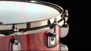 Tama SLP GBubinga Shell Snare Natural Quilted Bubinga [upl. by Breger]