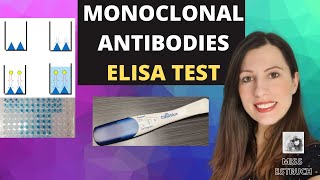 MONOCLONAL ANTIBODIES  The ELISA test Medical treatment diagnosis and ethics for Alevel Biology [upl. by Franz819]