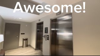 Awesome ThyssenKrupp Elevators at the Candlewood Suites in Lebanon Tennessee ￼ [upl. by Drapehs]