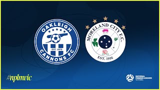 2024 NPLMVIC Round 12 Oakleigh Cannons FC v Moreland City FC [upl. by Hnahc896]