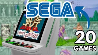 20 🕹️ ARCADE games by 🔵 SEGA  Did Sega RULED both arcade and domestic systems❓ [upl. by Mcdonald986]