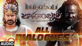 Baahubali Dialogues Jukebox  Prabhas Rana Daggubati Anushka Shetty Tamannaah Bhatia [upl. by Nedyaj]