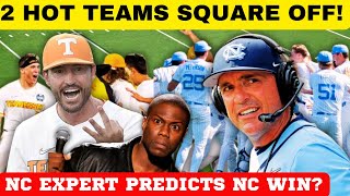 EXPERT PREDICTION ON GAME TENNESSEE BASEBALL VS NORTH CAROLINA BASEBALL 2 HOT TEAMS SQUARE OFF [upl. by Forras]