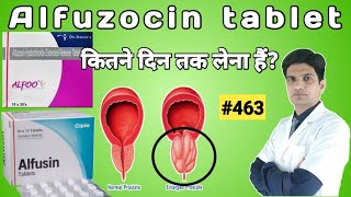 Alfuzocin prolonged release tablets ip 10mg uses  Alfuzocin tablet uses in hindi  Alfuzocin 10 mg [upl. by Ynohtnad]