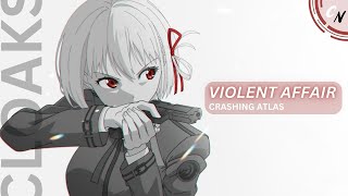 Nightcore  Violent Affair  lyrics [upl. by Lazos]