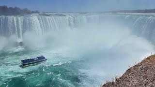 NIAGARA FALLS Canada 4K🇨🇦 Walking from Canada–United States border to Niagara Horseshoe Falls [upl. by Teena]