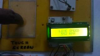 Touchscreen Controlled AC Motor Speed Monitoring and Control [upl. by Fifi314]