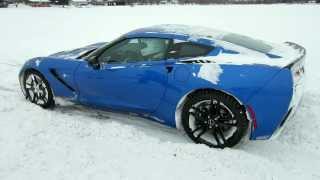 2014 Corvette Stingray Z51 Exhaust Sound Rev with Performance Exhaust  Corvette on Ice [upl. by Anam]