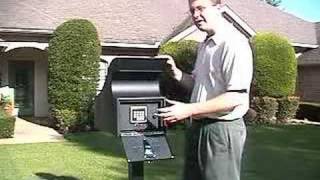 Secure Mail Vault Keyless Locking Mailbox with post 20308 [upl. by Norton]