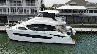 Available Aquila 54 Yacht Power Catamaran at MarineMax St Petersburg [upl. by Doll]