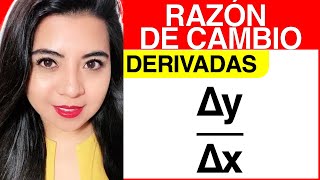 LA DERIVADA COMO RAZÓN de CAMBIO EXPLICACIÓN y DEFINICIÓN  1 [upl. by Ioves]