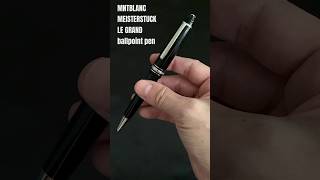 MONTBLANC MEISTERSTUCK LE GRAND Platinum coat ballpoint pen｜モンブラン（MONTBLANC）マイスターシュテュック ル・グラン ボールペン [upl. by Peednus321]